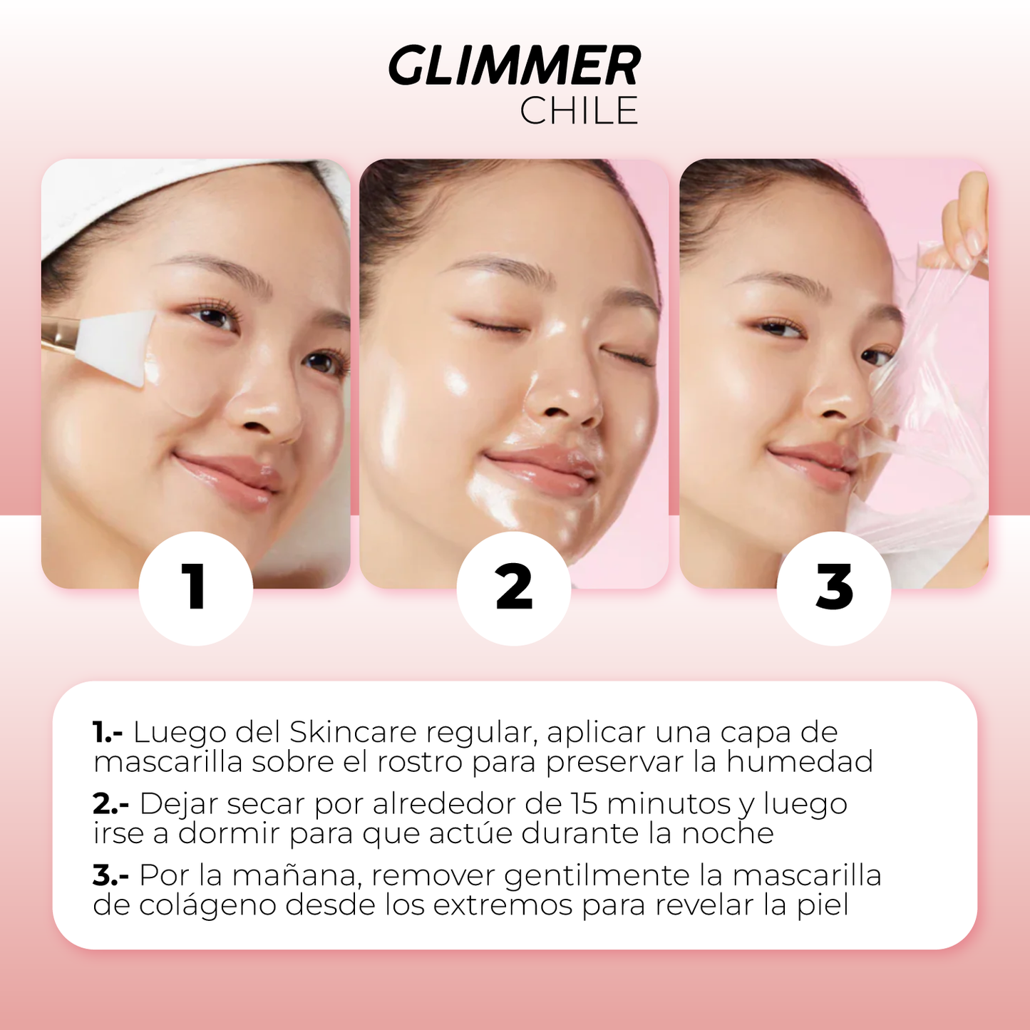 Mascarilla boost de colageno | Glimmer™